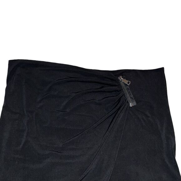 NY&Co X Gabrielle Union Draped Zipper Detail Mini Skirt - Picture 5 of 15